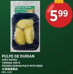 Kim Phat YAMADA FROZEN DURIAN PULP WITH SEED offer