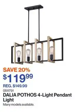 Patrick Morin POTHOS 4-Light Pendant Light offer