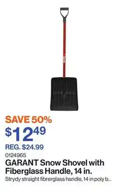 Patrick Morin Snow Shovel with Fiberglass Handle, 14 in offer