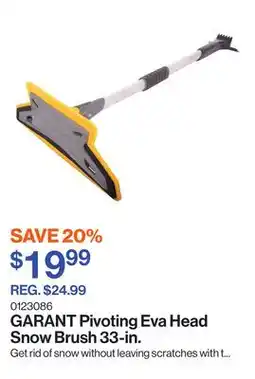 Patrick Morin Pivoting Eva Head Snow Brush 33-in offer