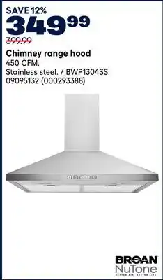 RONA BROAN Chimney range hood offer