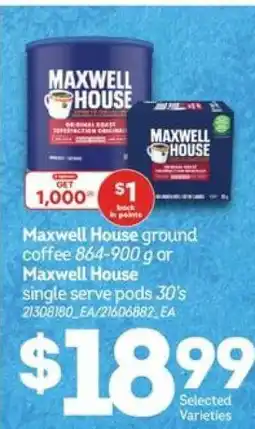 Real Canadian Superstore Maxwell House Coffee offer