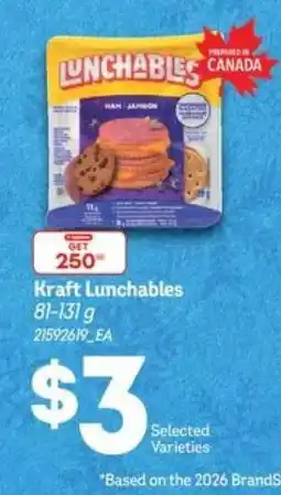Real Canadian Superstore Kraft Lunchables offer