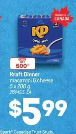 Real Canadian Superstore Kraft Dinner Macaroni & Cheese offer