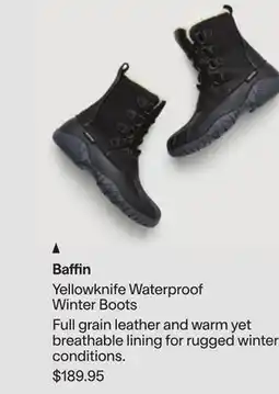 MEC Baffin Yellowknife Waterproof Winter Boots offer
