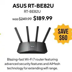 ASUS ASUS RT-BE82U Router offer