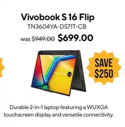 ASUS ASUS Vivobook S 16 Flip Laptop offer