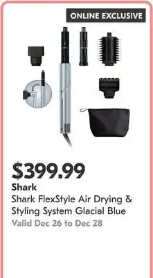 Shoppers Drug Mart Shark FlexStyle Air Drying & Styling System Glacial Blue offer