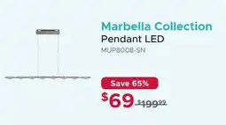 Bath Depot Marbella Collection Pendant LED offer