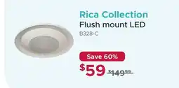 Bath Depot Rica Collection Flush mount LED offer