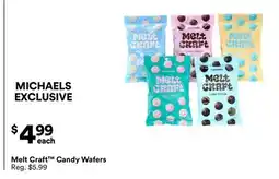 Michaels Melt Craft Candy Wafers offer