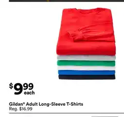 Michaels Gildan Adult Long-Sleeve T-Shirts offer