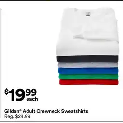 Michaels Gildan Adult Crewneck Sweatshirts offer
