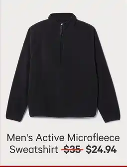 Joe Fresh Men's Active Microfleece Sweatshirt offer