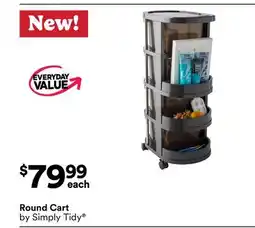 Michaels Round Cart by Simply Tidy offer