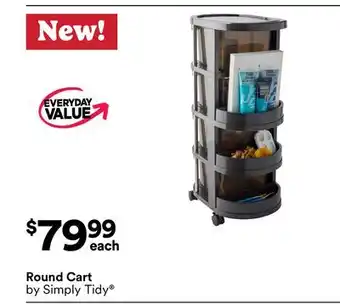 Michaels Round Cart by Simply Tidy offer