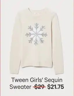 Joe Fresh Tween Girls' Sequin Sweater offer