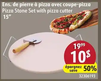 Sushi Shop Pizza Stone Set with pizza cutter 15 offer