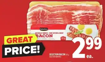 Selection bacon