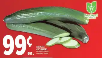 Seedless cucumbers