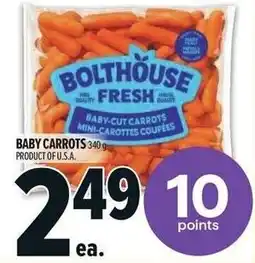 Metro Baby carrots offer