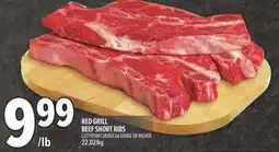 Metro Red grill beef short ribs offer