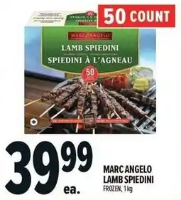 Metro Marcangelo lamb spiedini frozen offer
