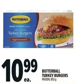 Metro Butterball turkey burgers offer