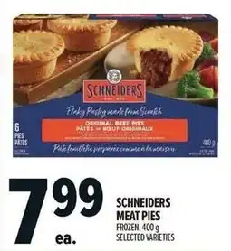 Metro Schneiders meat pies offer