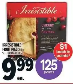 Metro Irresistible fruit pies offer