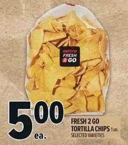 Metro Fresh 2 go tortilla chips offer