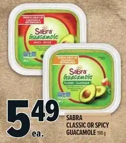 Metro Sabra classic or spicy guacamole offer