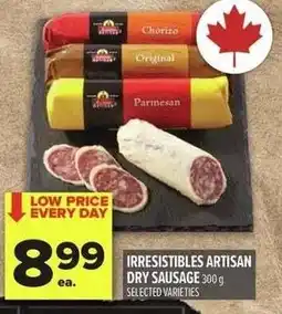 Metro Irresistibles artisan dry sausage offer