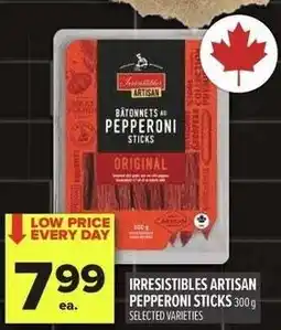 Metro Irresistibles artisan pepperoni sticks offer