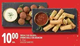 Metro Fresh 2 go falafel, spring rolls or arancini offer