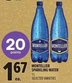 Metro Montellier sparkling water offer