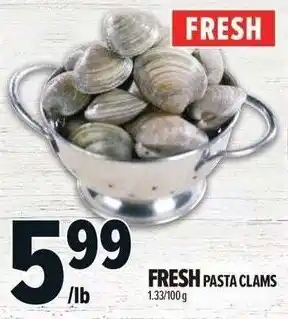 Metro Fresh pasta clams offer