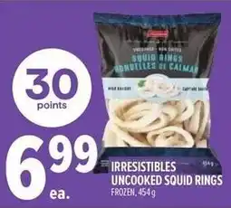 Metro Irresistibles uncooked squid rings offer