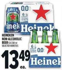 Metro Heineken non-alcoholic beer offer
