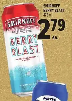Metro Smirnoff berry blast offer