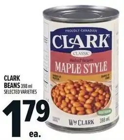 Metro Clark beans offer