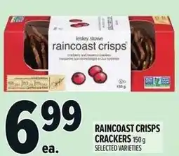Metro Raincoast crisps crackers offer