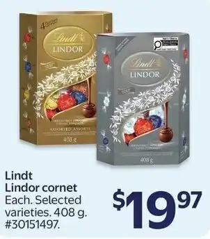 Lindt Lindor cornet