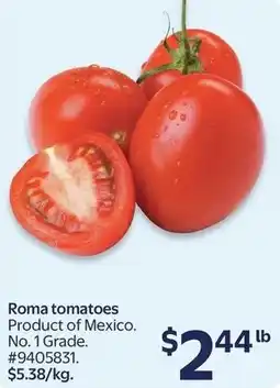 Walmart Roma tomatoes offer