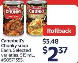 Walmart Campbell's Chunky soup offer