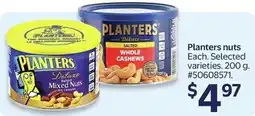 Walmart Planters nuts offer