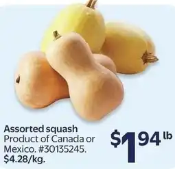 Walmart Assorted squash offer