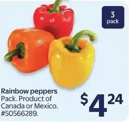 Walmart Rainbow peppers offer