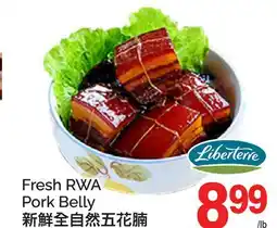 T&T Supermarket FRESH RWA PORK BELLY offer