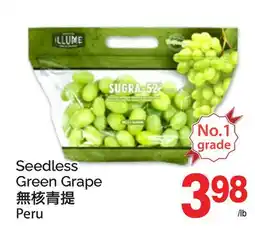 T&T Supermarket SEEDLESS GREEN GRAPE offer